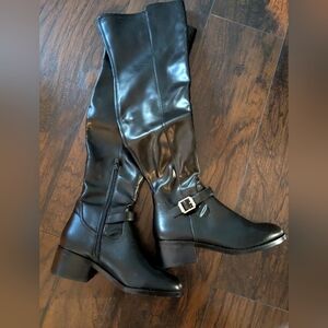 Black Over The Knee Women's Boots
